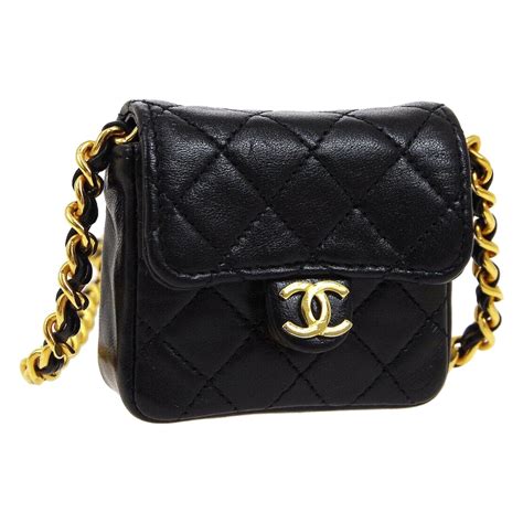 black chanel purse with gold chain - chanel quilted handbag gold chain.